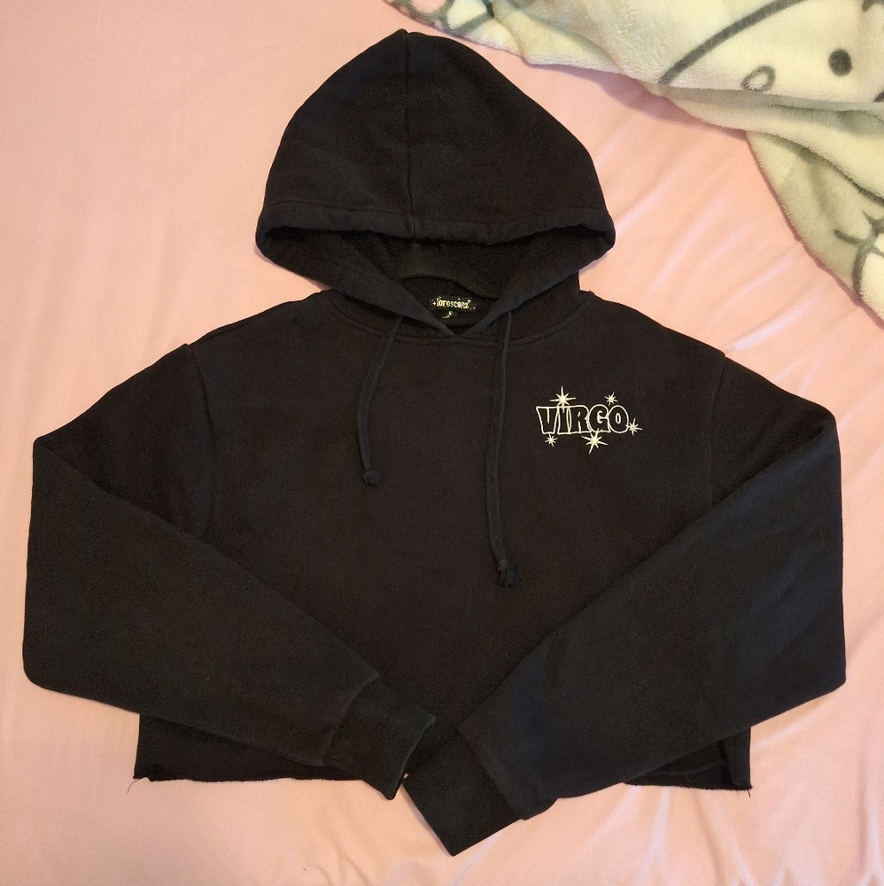 Dolls Kill Horoscopez Virgo Cropped Hoodie ♍️
